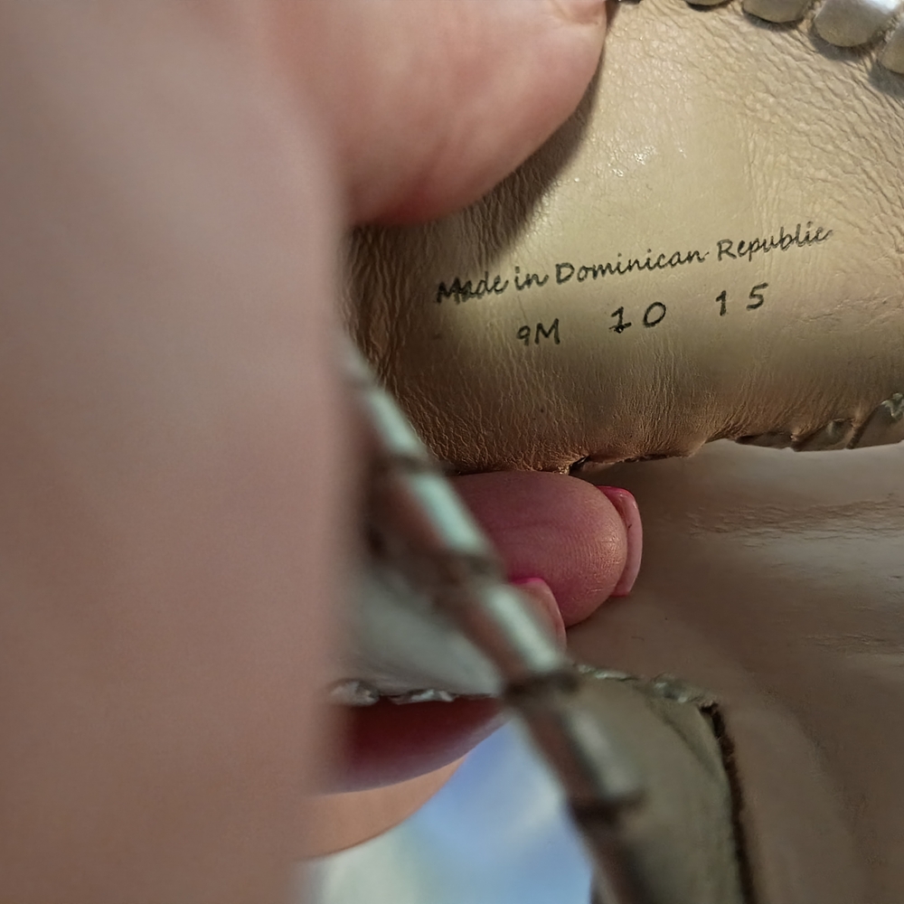 Jack Rogers Silver Wedge Sandals - Picture 3 of 5